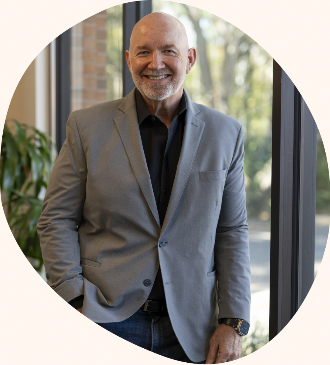 Refresco's CEO looking at the Camera